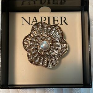 Napier Radiant Gold and Silver Brooch